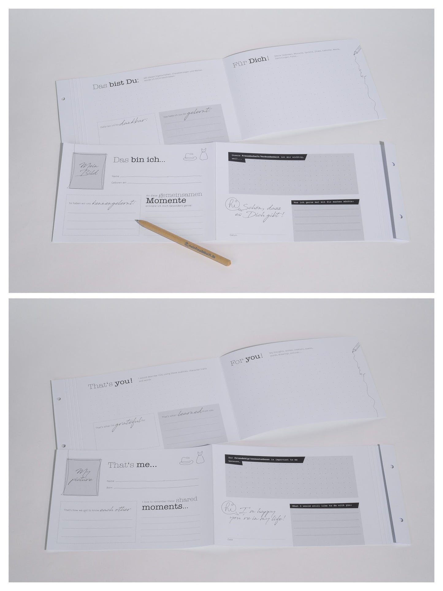 Freundebuch für Erwachsene (englisch)